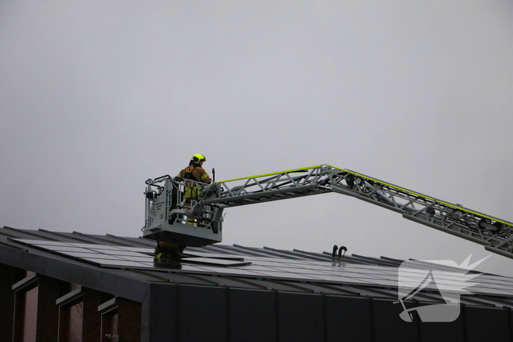 Losgeraakte zonnepanelen veilig verwijderd