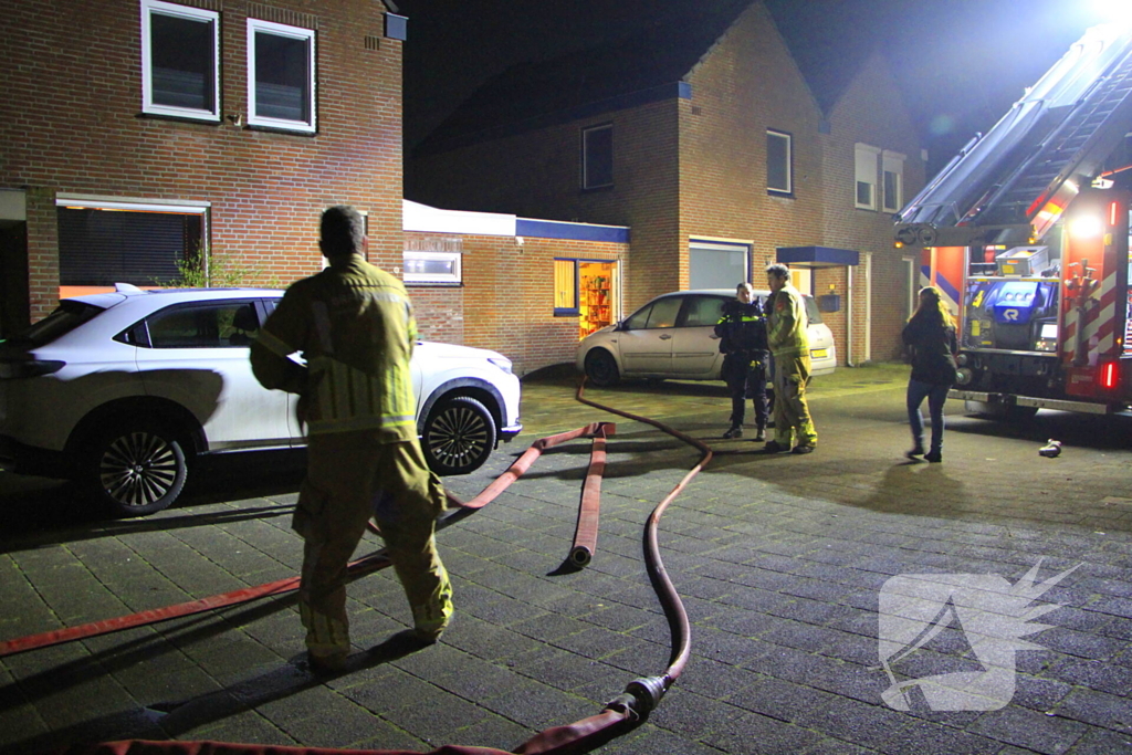 Kelder vol water door gesprongen waterleiding