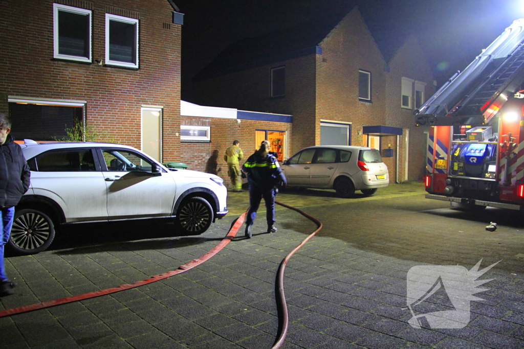 Kelder vol water door gesprongen waterleiding