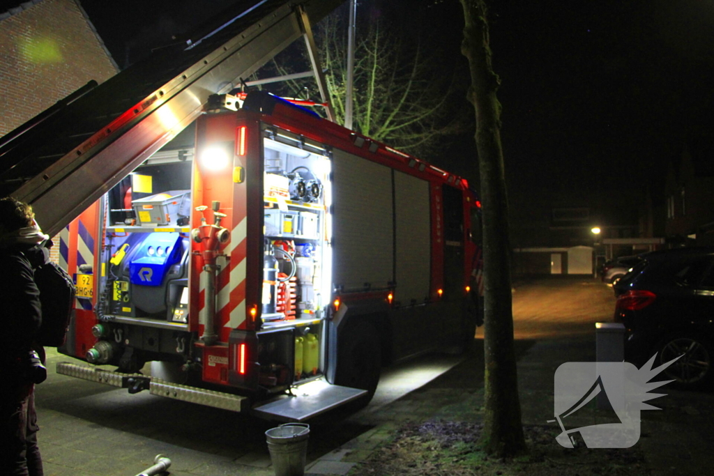 Kelder vol water door gesprongen waterleiding