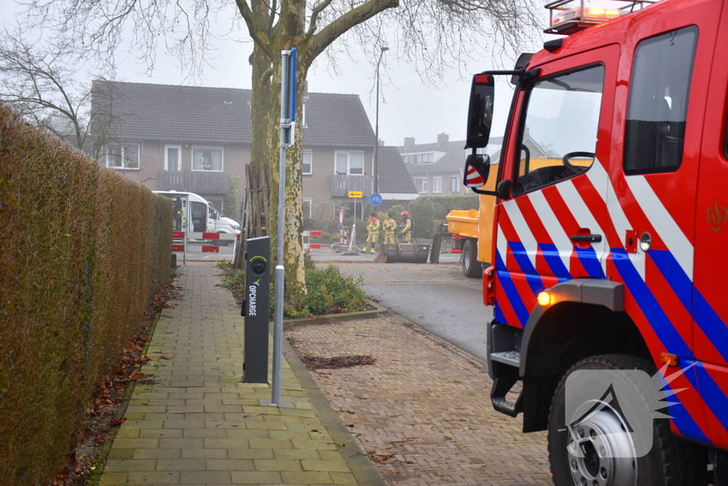 Verwijderen boomstronk veroorzaakt gaslekkage