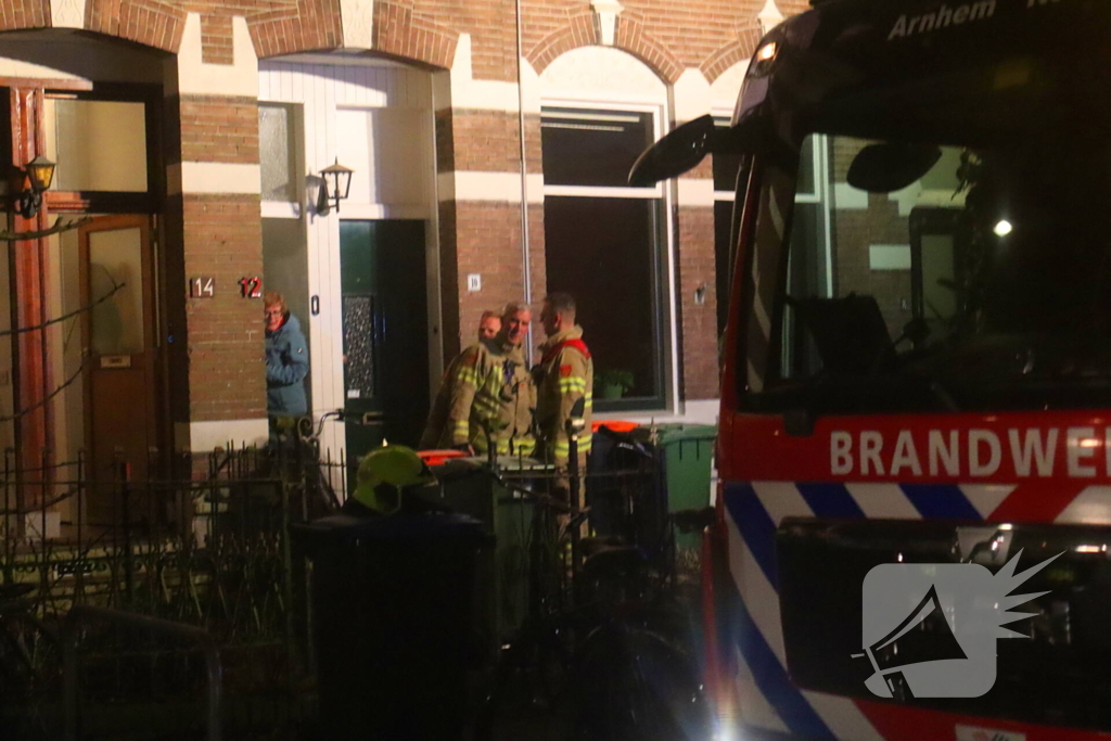 Brandweer ingezet voor een woning brand
