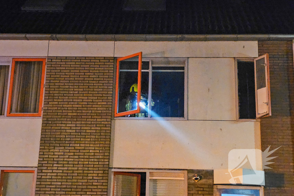 Brand in meterkast van woning