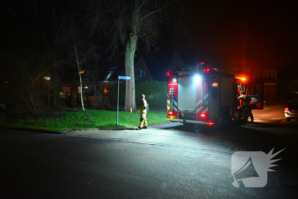 Brandweer ingezet voor melding woningbrand