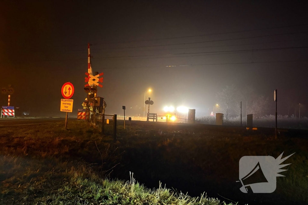 Treinverkeer stilgelegd door mogelijk ongeval