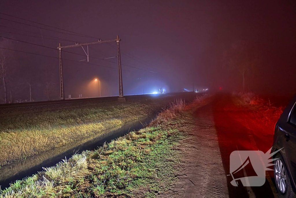 Treinverkeer stilgelegd door mogelijk ongeval