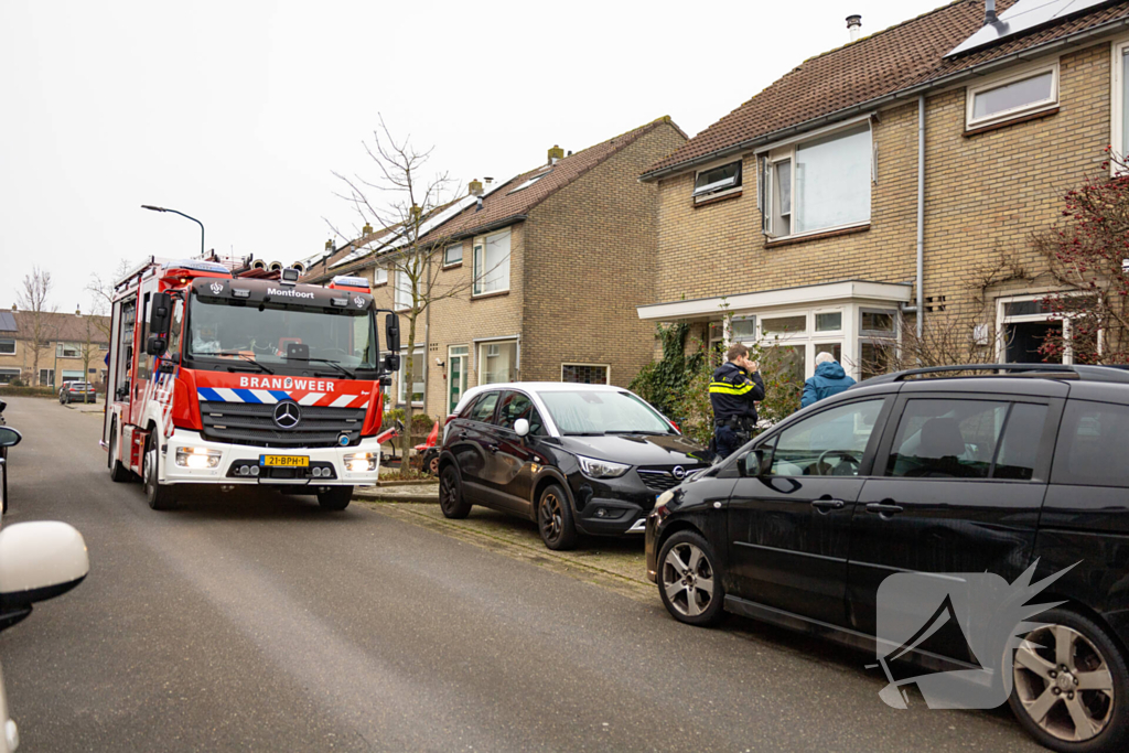 Brand in woning snel onder controle