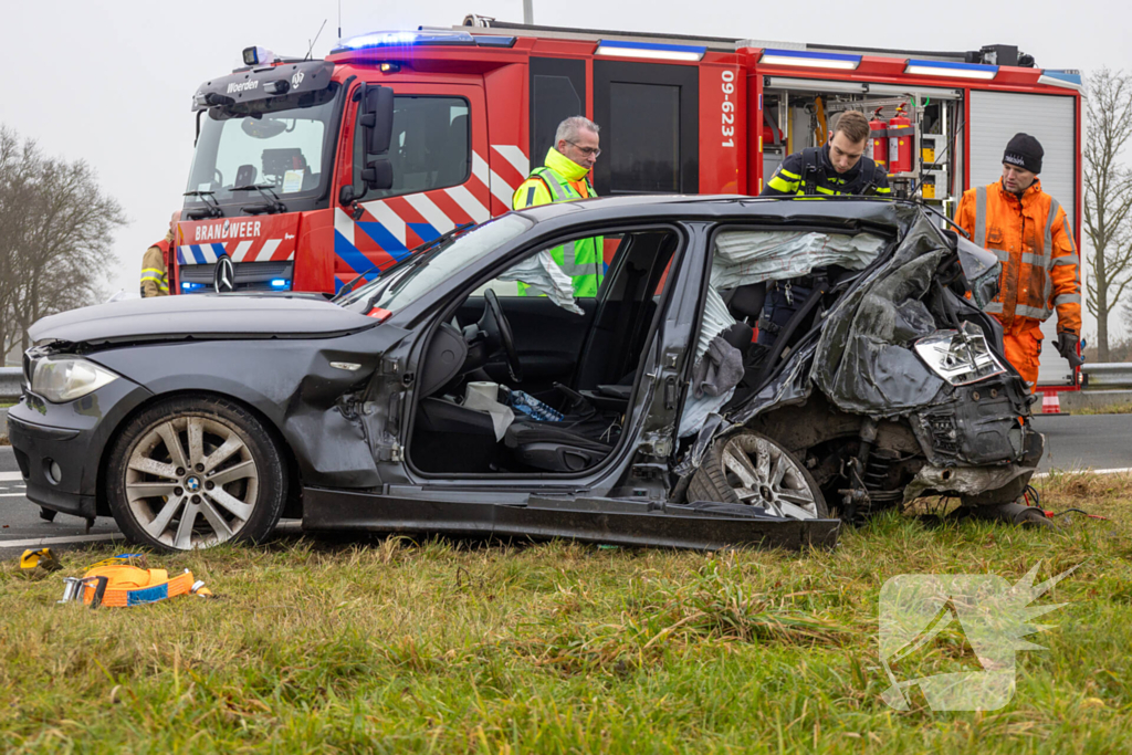 Zwaargewonde bij ernstig ongeval