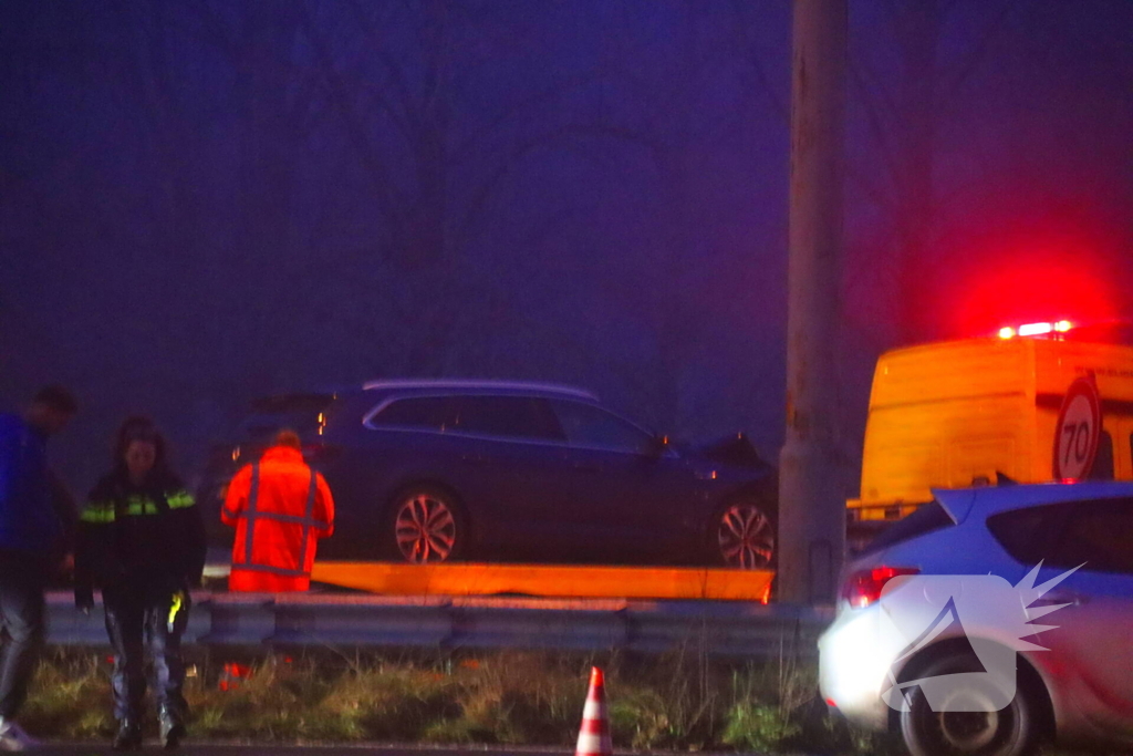 Automobilist botst op RIMOB