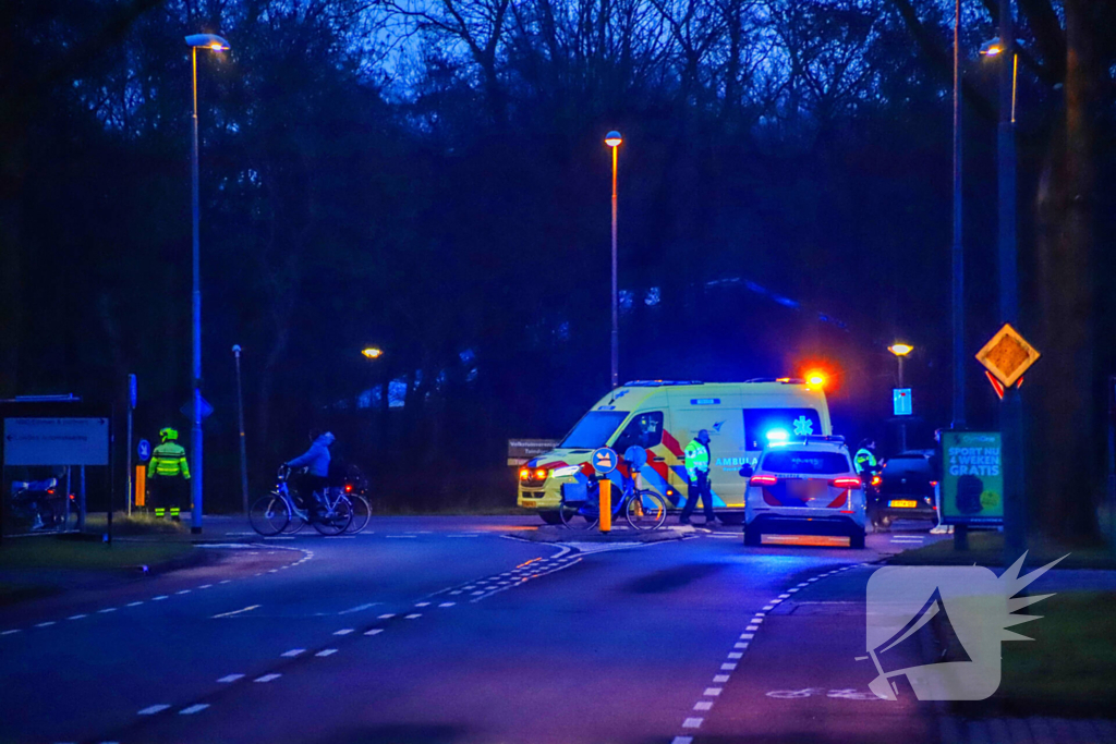 Fietser gewond bij ongeval op kruising