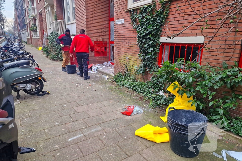 Opnieuw explosie bij portiekdeur