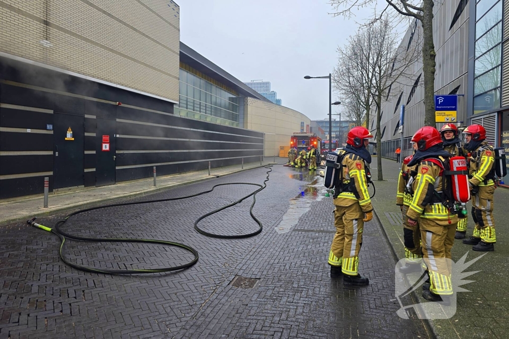 Flinke brand in elektriciteitskast