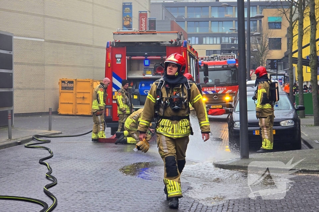 Flinke brand in elektriciteitskast
