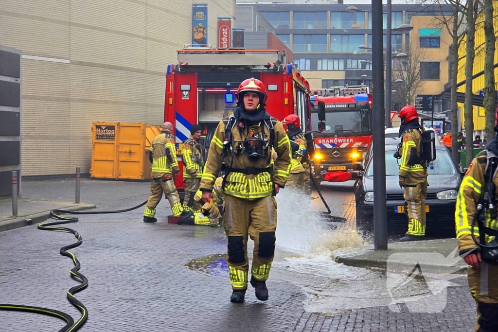 Flinke brand in elektriciteitskast