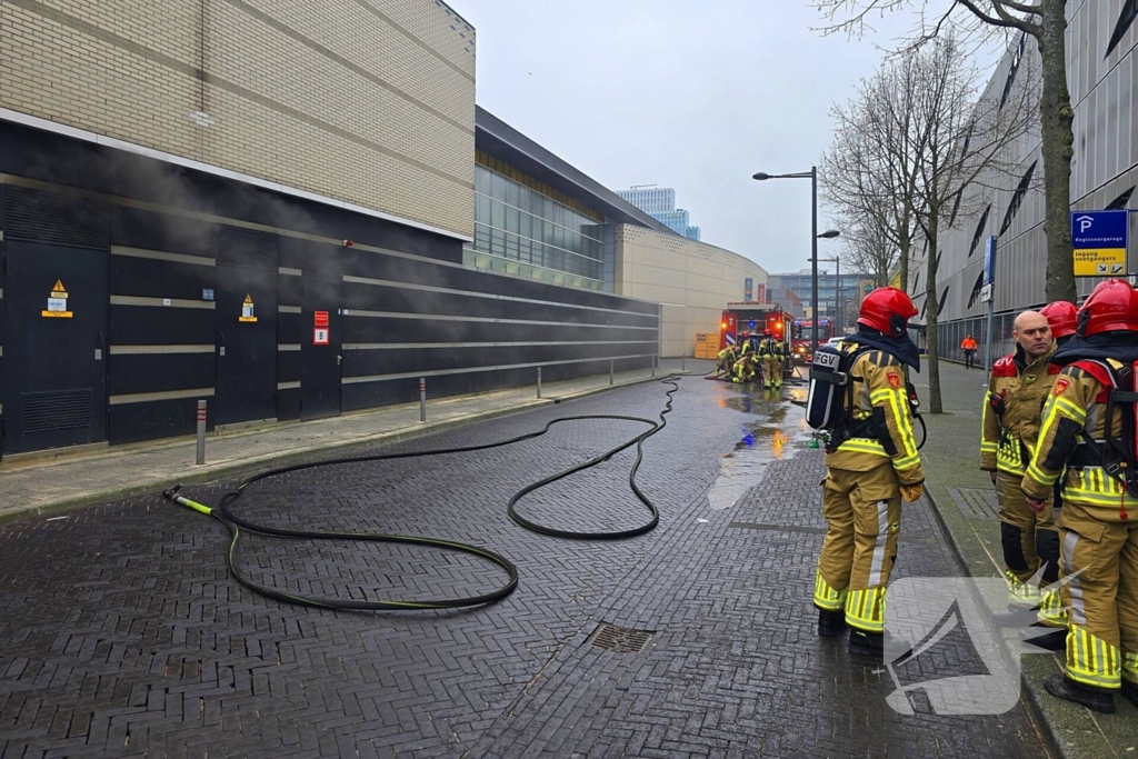 Flinke brand in elektriciteitskast