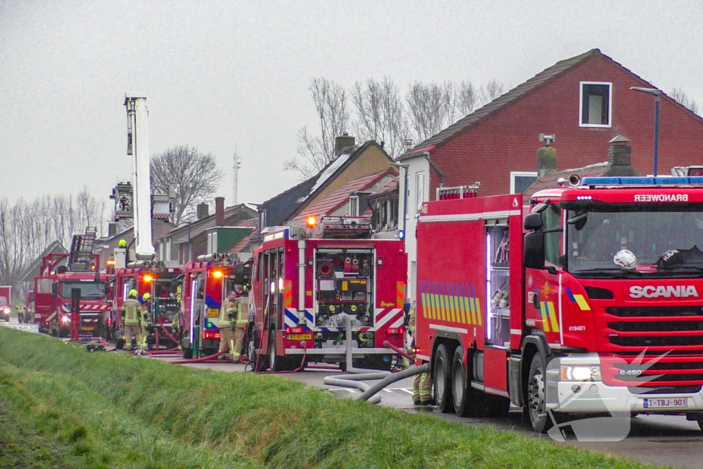 Huis verloren door brand op bovenste verdieping
