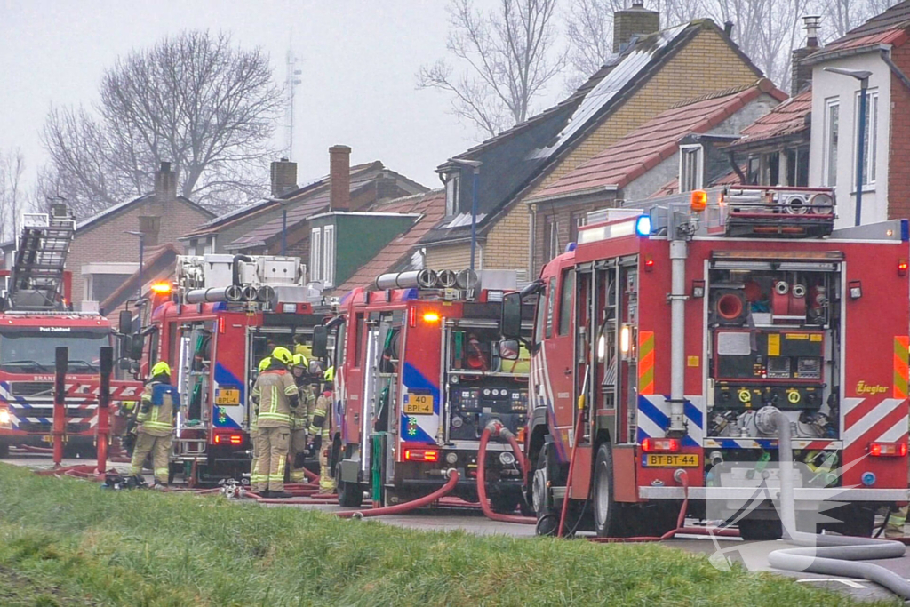 Huis verloren door brand op bovenste verdieping