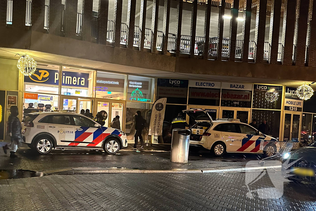 Politie ingezet voor een overval