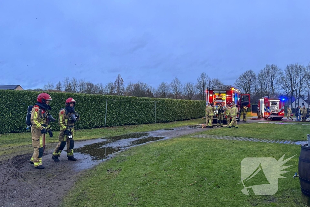 Flinke schade naar brand in schuur, paard gered