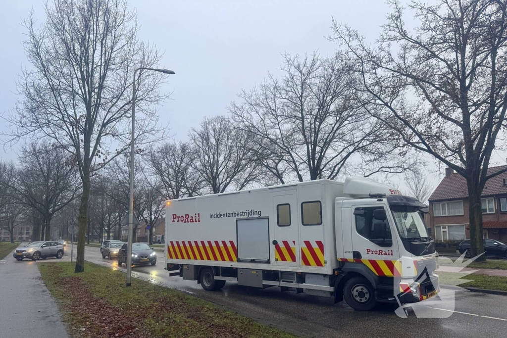 Treinverkeer stilgelegd na aanrijding