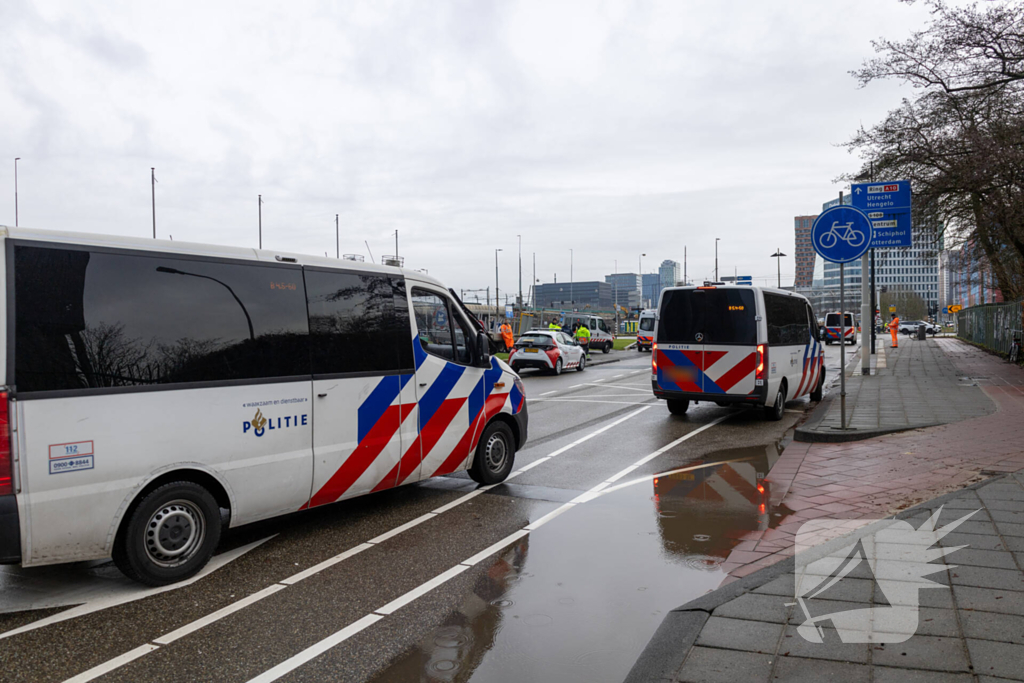 Veel politie aanwezig wegens demonstratie
