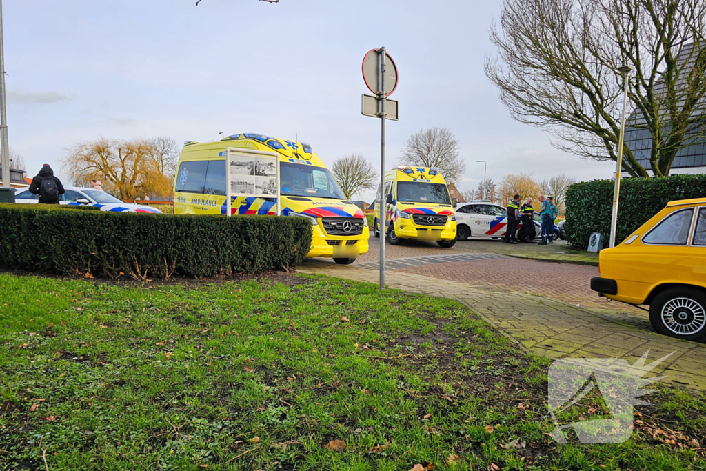 Traumahelikopter trekt veel bekijks