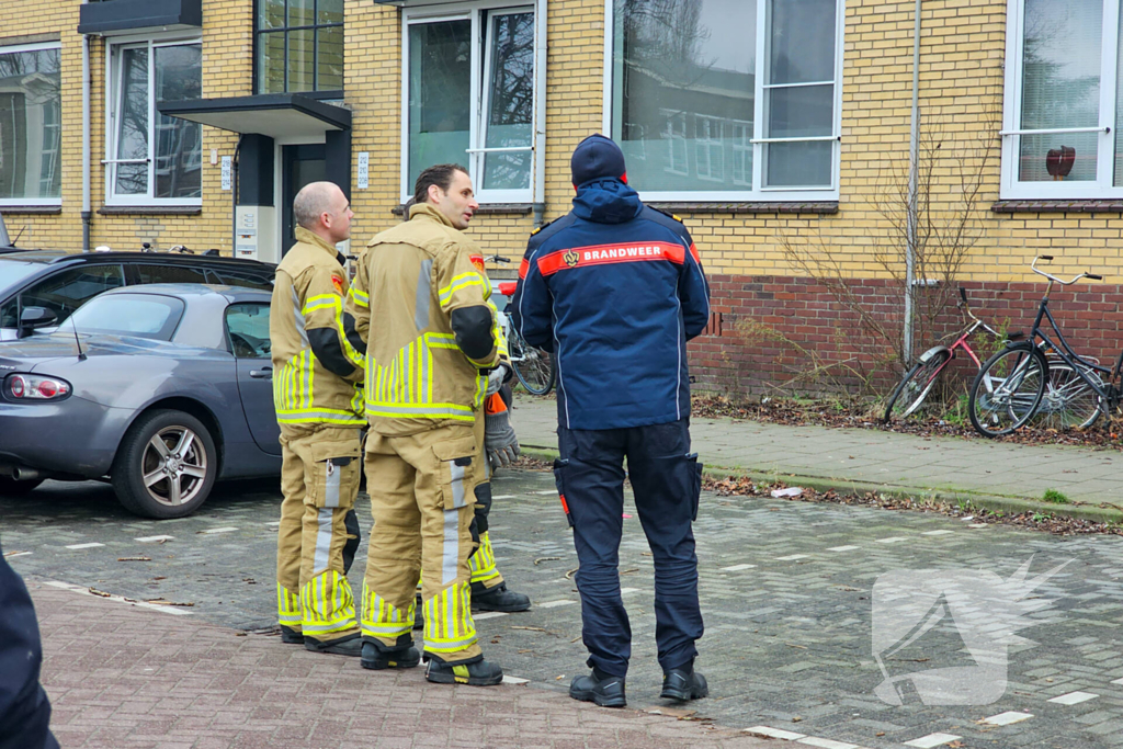 Vlooienbom verbrand in portiekwoning