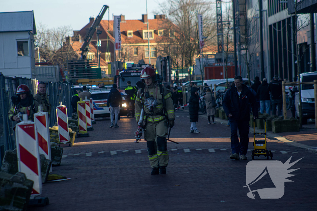 Melding brand in pand blijkt stoomvorming