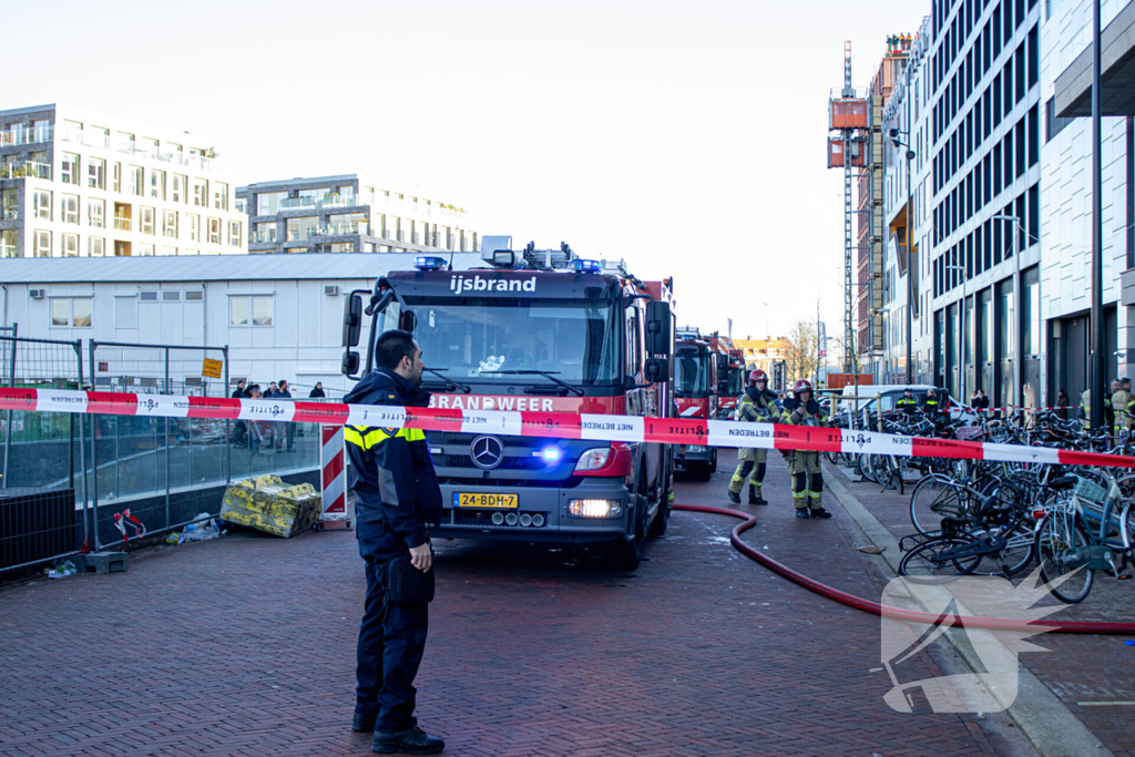 Melding brand in pand blijkt stoomvorming