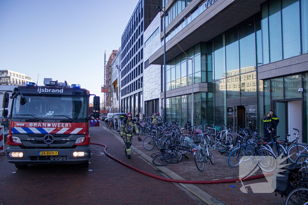 Melding brand in pand blijkt stoomvorming