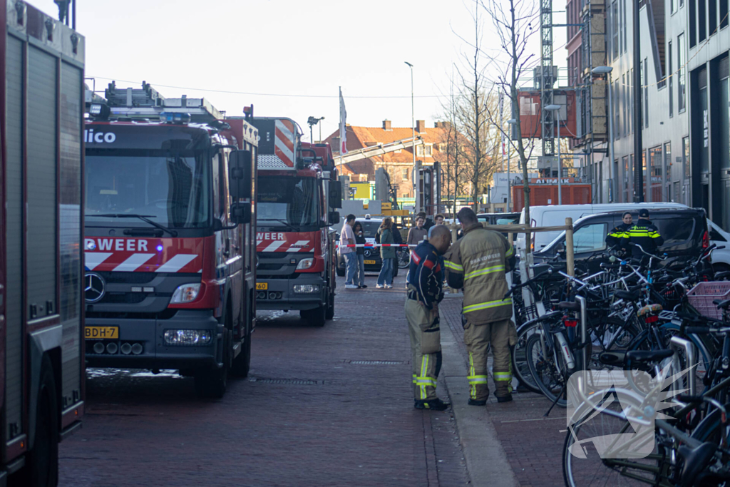 Melding brand in pand blijkt stoomvorming
