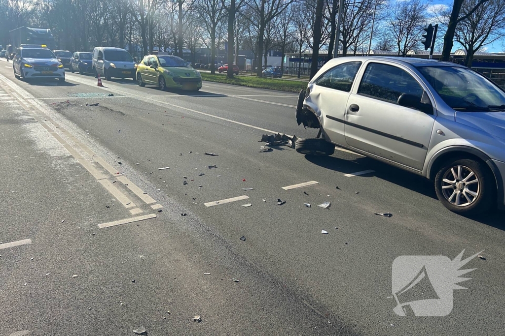 Flinke schade na kop-staartbotsing