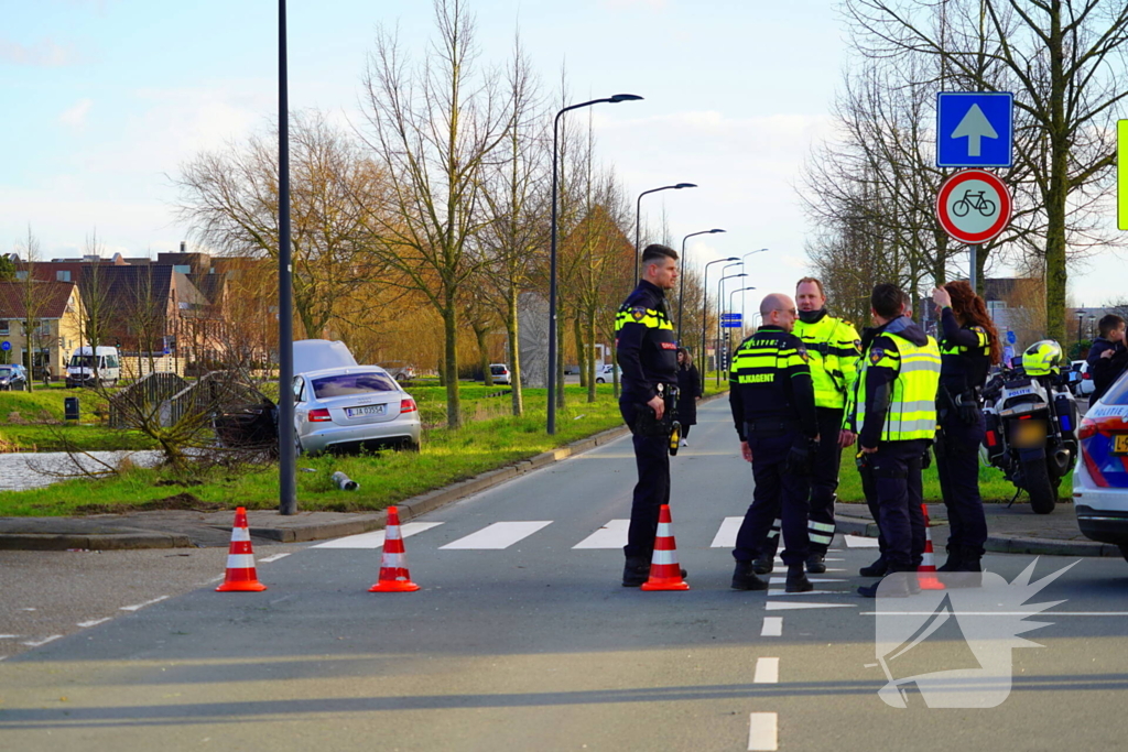 Flinke schade nadat automobilist op boom botst