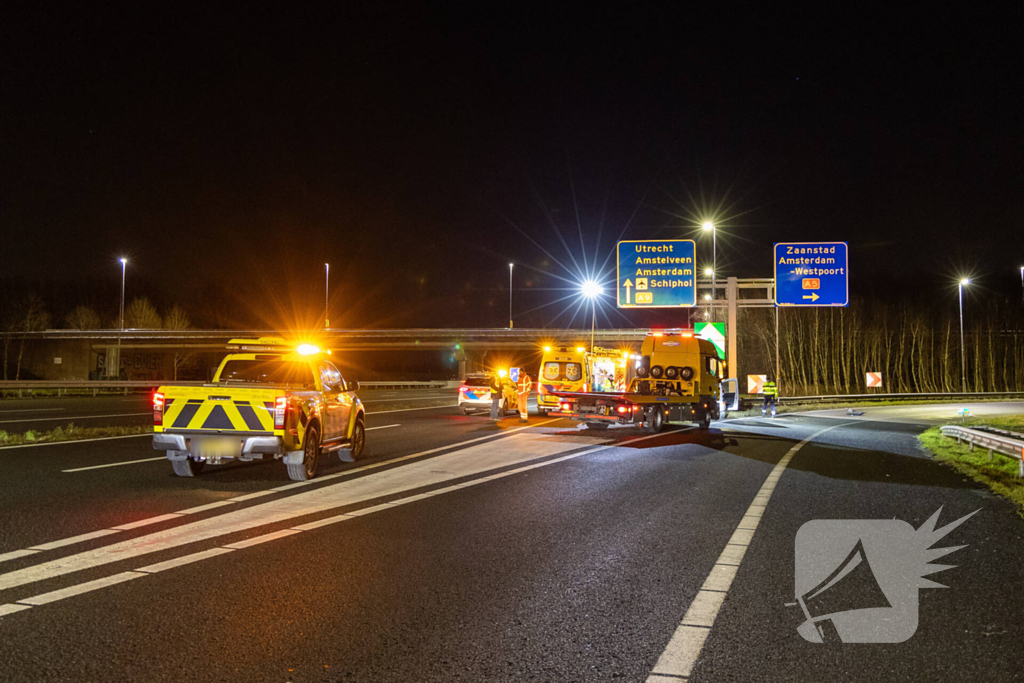 Bestelbus botst op RIMOB