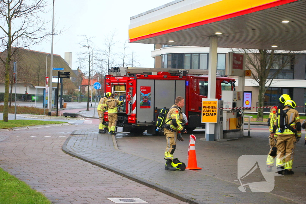 Benzinetank loopt leeg tijdens tanken