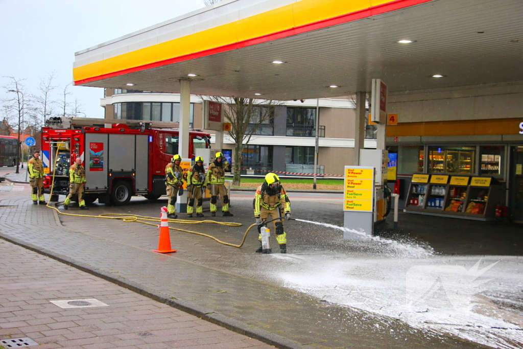 Benzinetank loopt leeg tijdens tanken