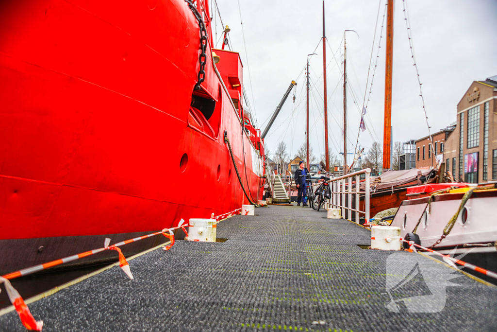 Kabeldiefstal bij Museum Lichtschip: vrijwilligers in de kou