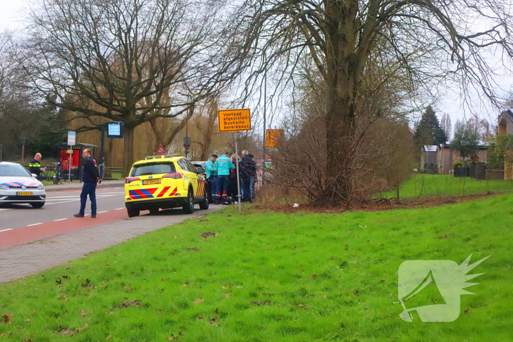 Personenbus volledig in brand