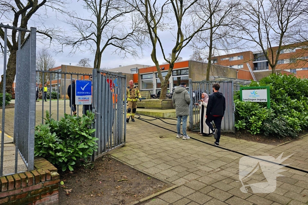 School ontruimd vanwege brand