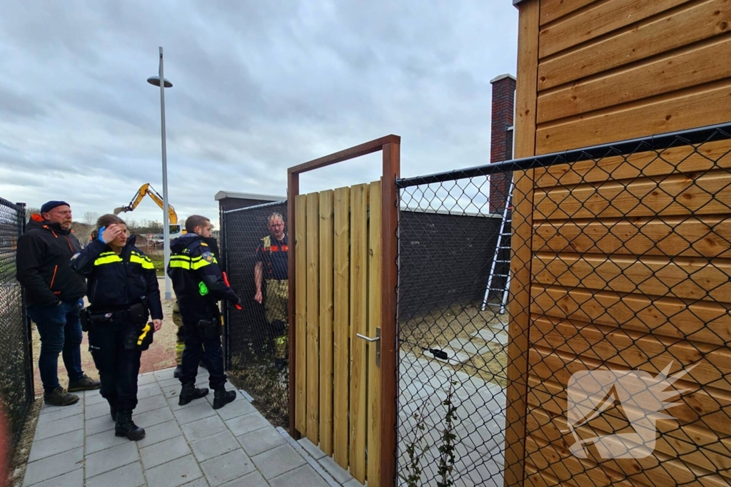 Brandweer bevrijdt persoon uit wasmachine