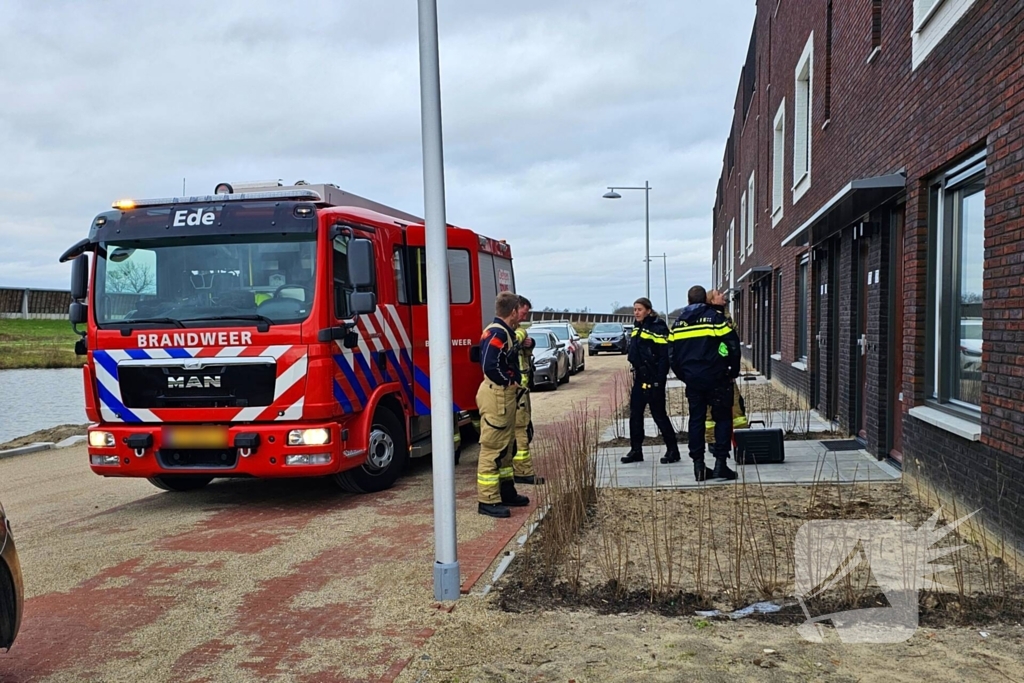 Brandweer bevrijdt persoon uit wasmachine