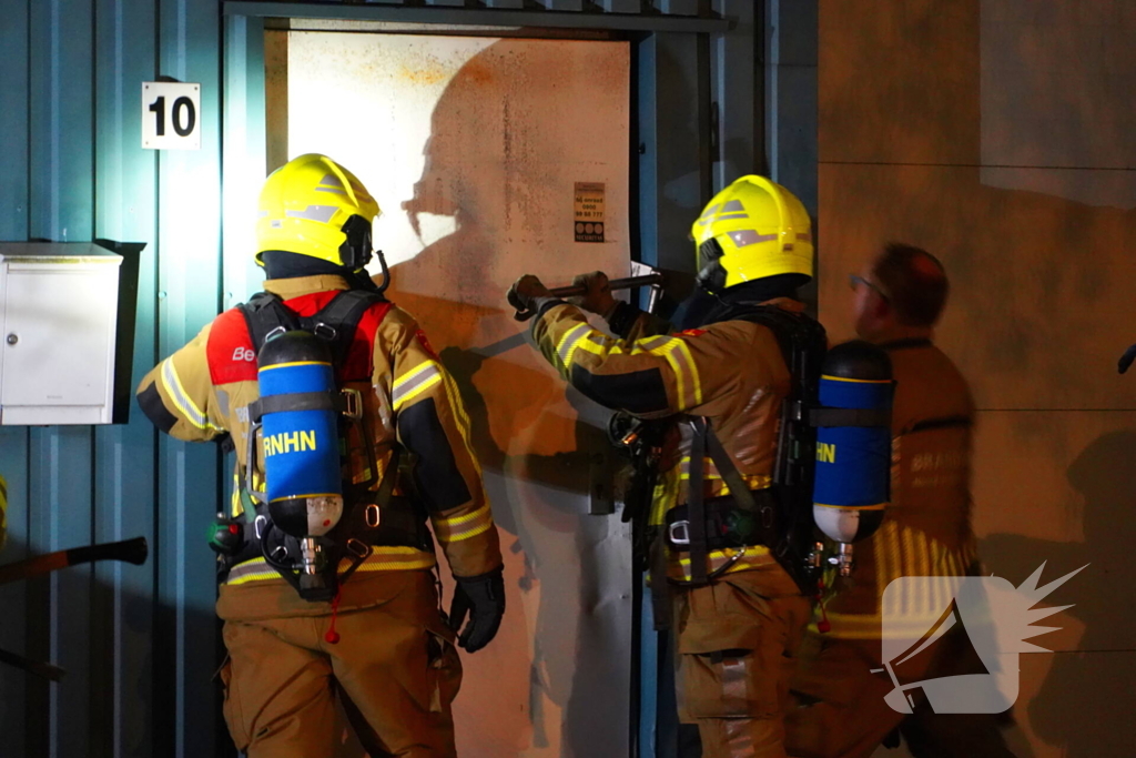 Zeer grote brand op industrieterrein