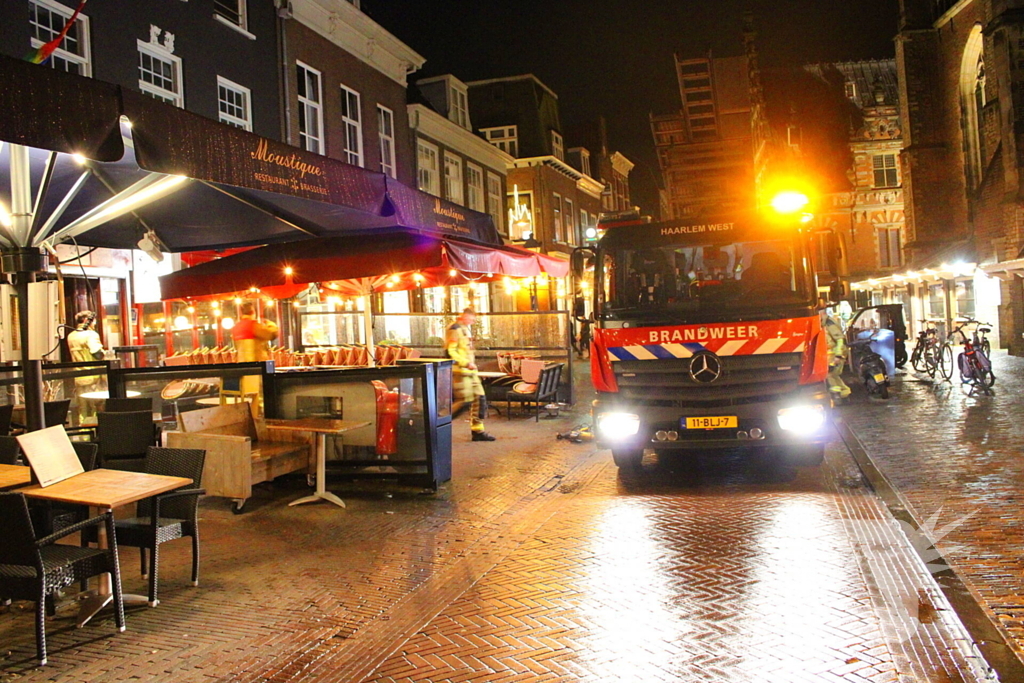 Brandweer voert nacontrole uit