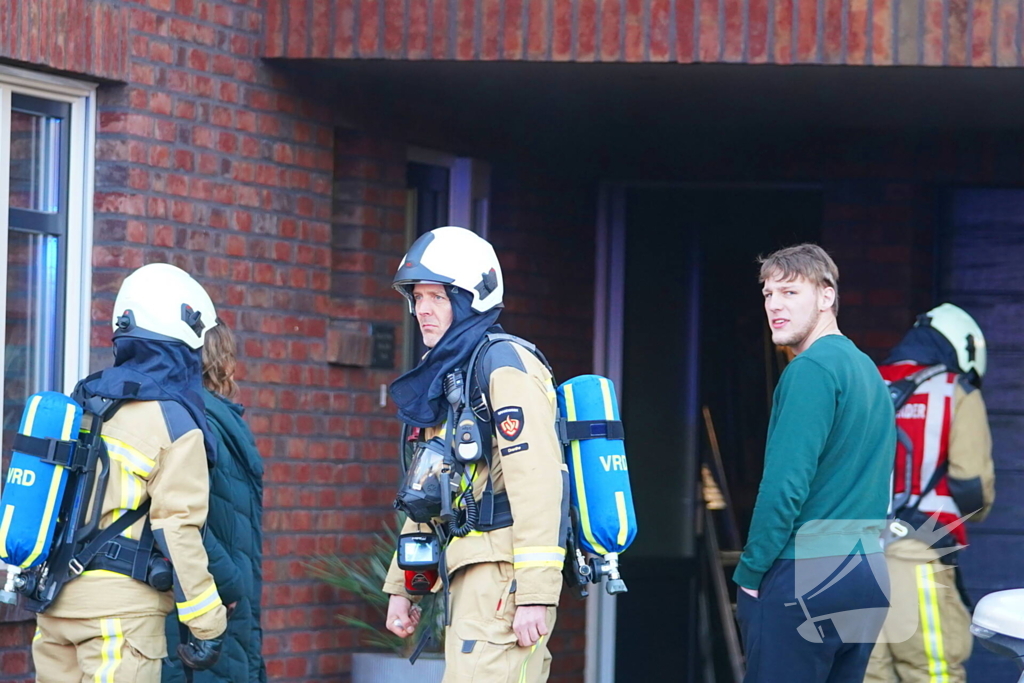 Brand in garage van woning door kluswerkzaamheden