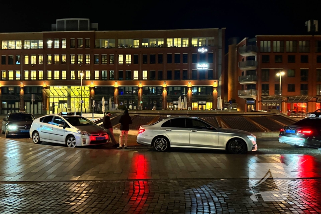 Taxichauffeurs demonsteren