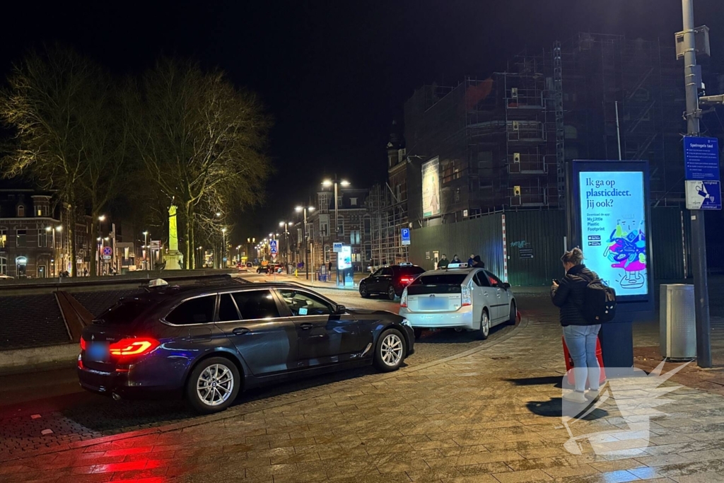 Taxichauffeurs demonsteren