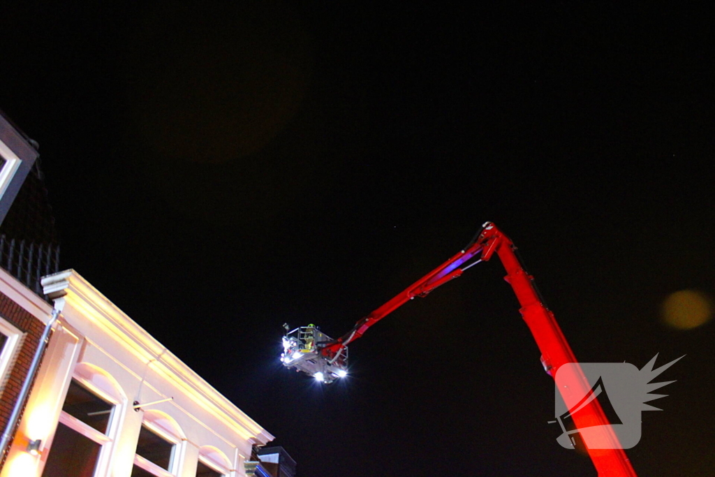Veel rook bij brand in woning