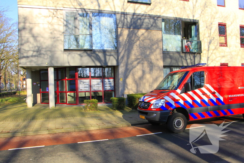Lichte rookontwikkeling door kortsluiting in woning