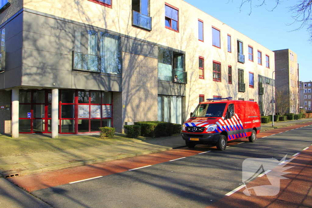 Lichte rookontwikkeling door kortsluiting in woning