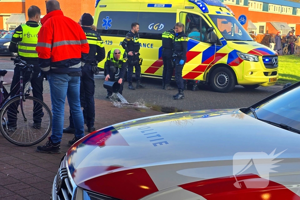 Traumahelikopter landt in woonwijk